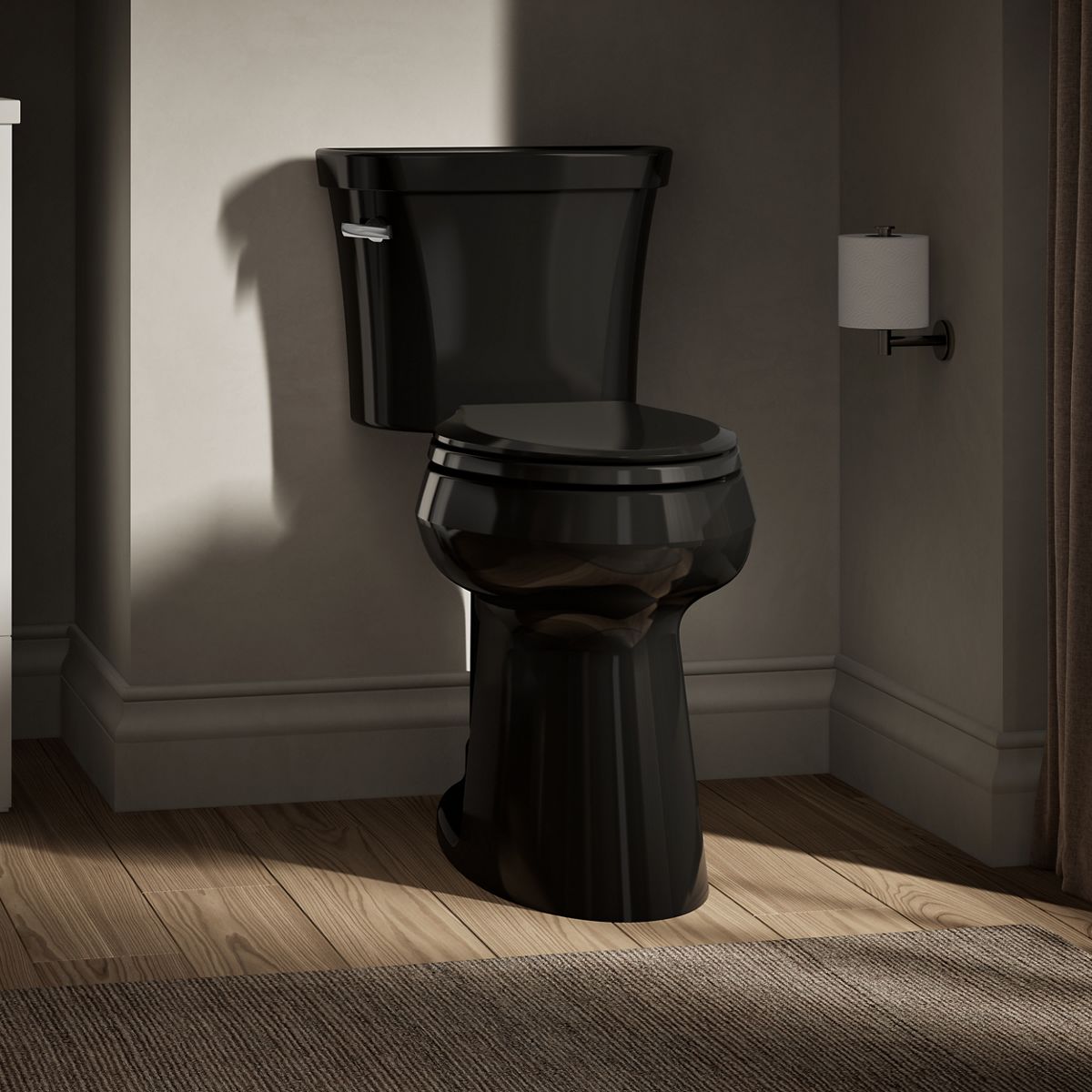 Highline® Tall two-piece elongated toilet, 1.28 gpf