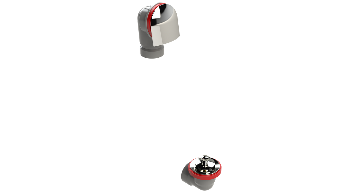FRZERO FR-PVC Offset Waste & Overflow Lift & Turn Half Kit (2550LHK-CP)