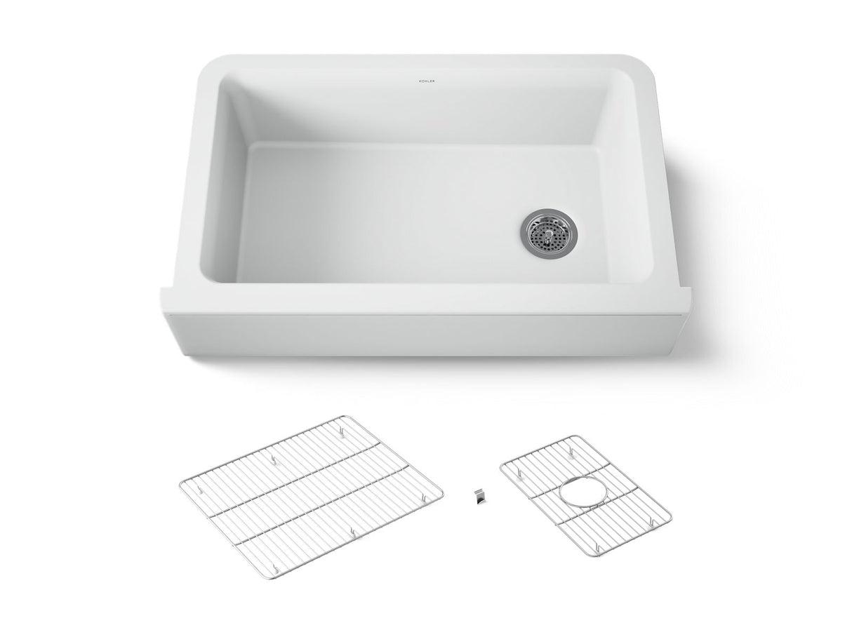 Cairn® 34" undermount single-bowl farmhouse kitchen sink