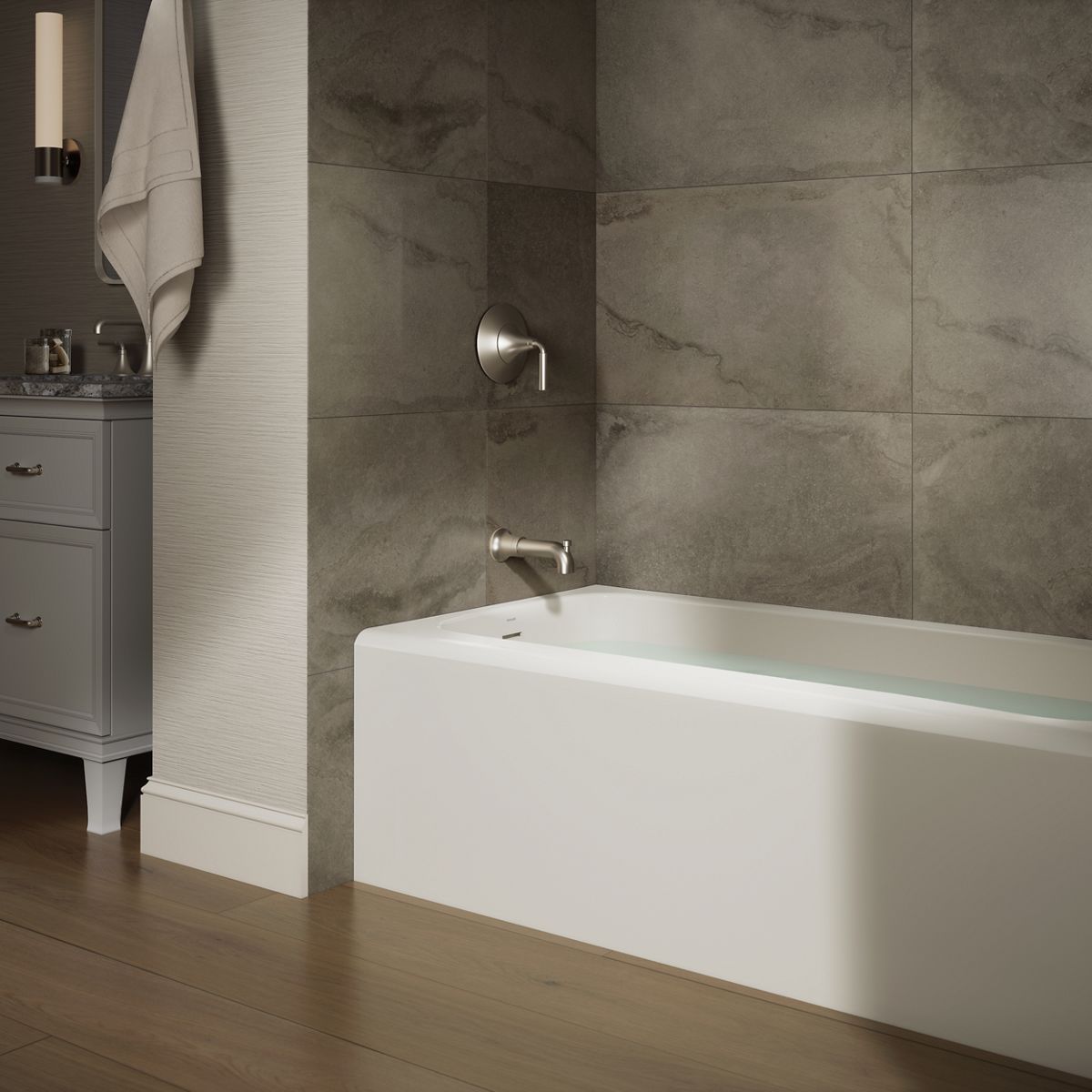 Avec® 60" x 30" alcove bath, left drain