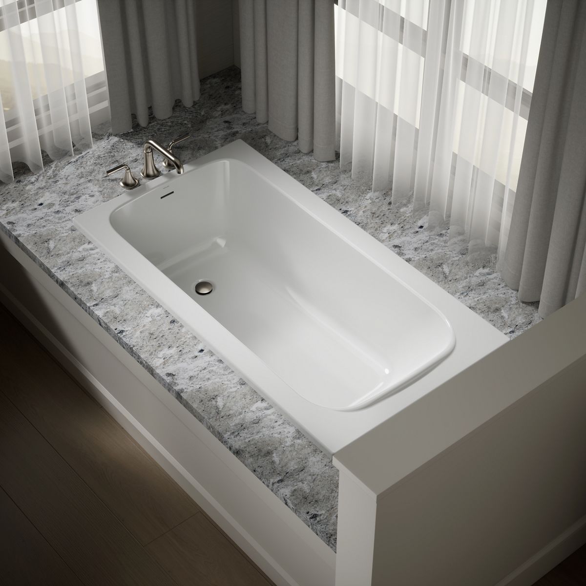 Avec® 60" x 32" drop-in bath