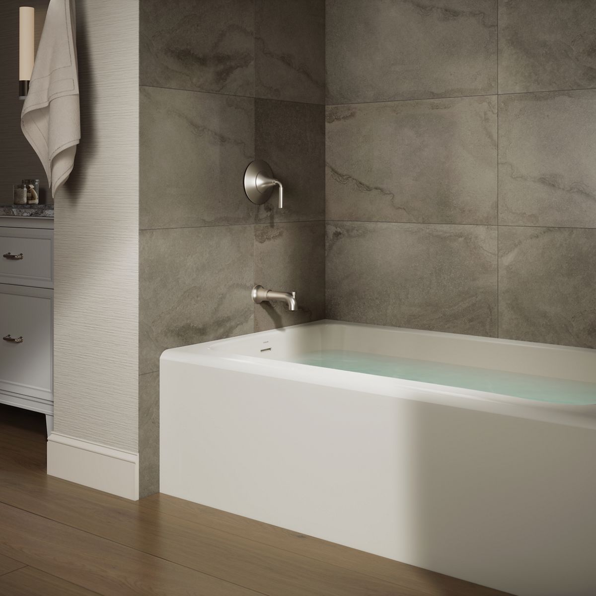 Avec® 60" x 36" alcove bath, left drain