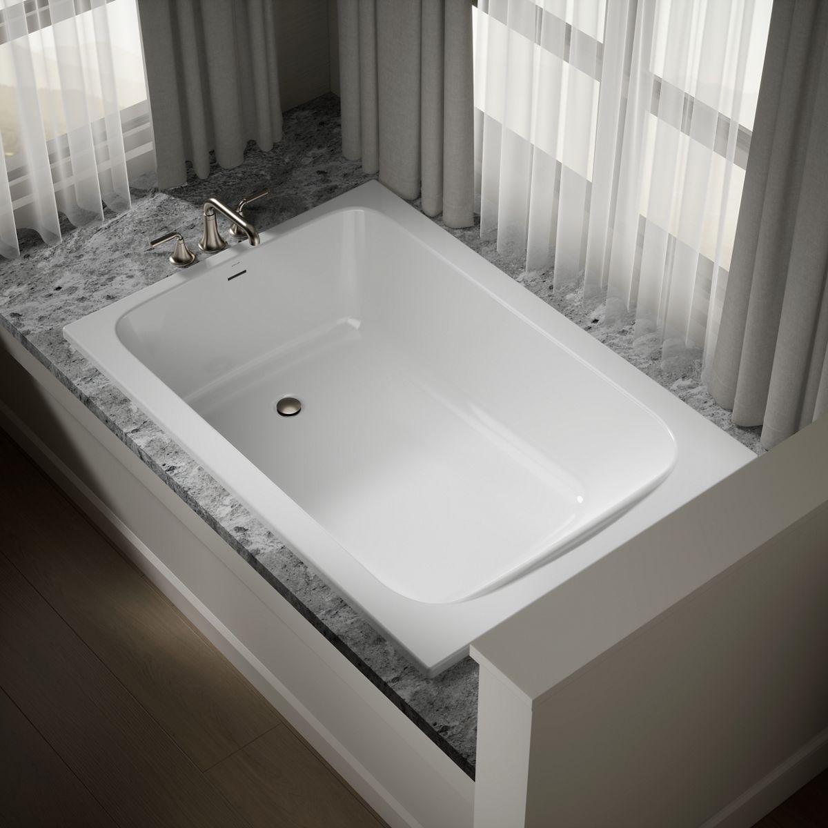 Avec® 60" x 42" drop-in bath