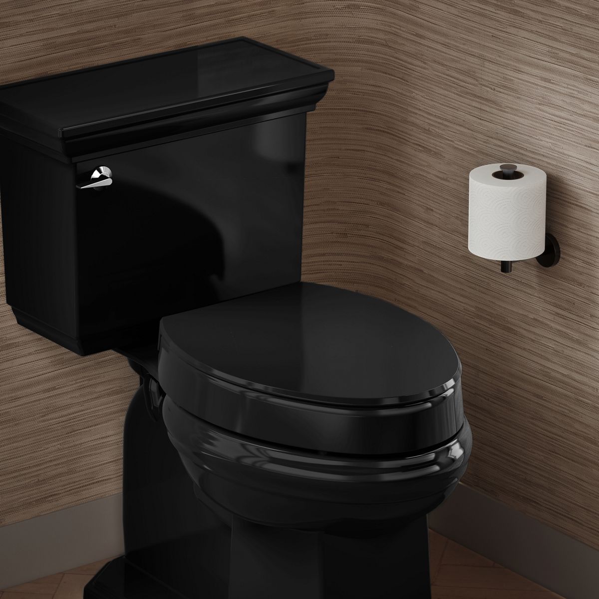 Hyten® Elevated Quiet-Close™ elongated toilet seat
