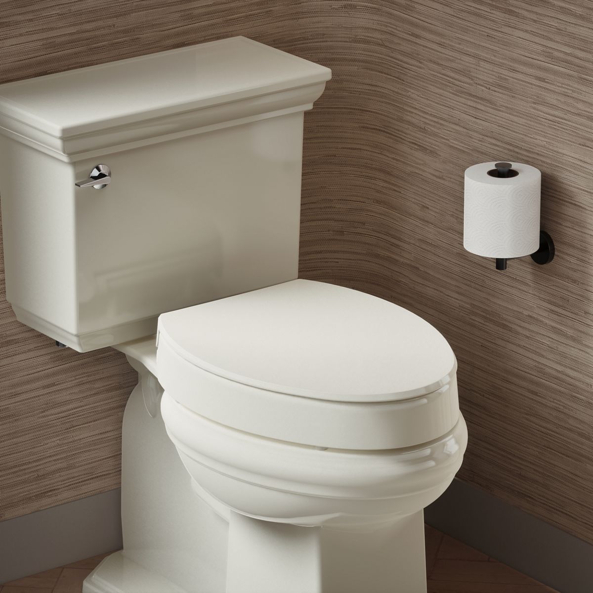 Hyten® Elevated Quiet-Close™ elongated toilet seat