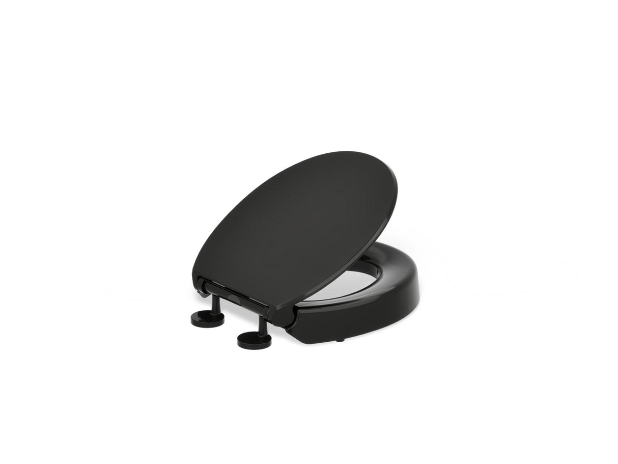 Hyten® Elevated Quiet-Close™ round-front toilet seat