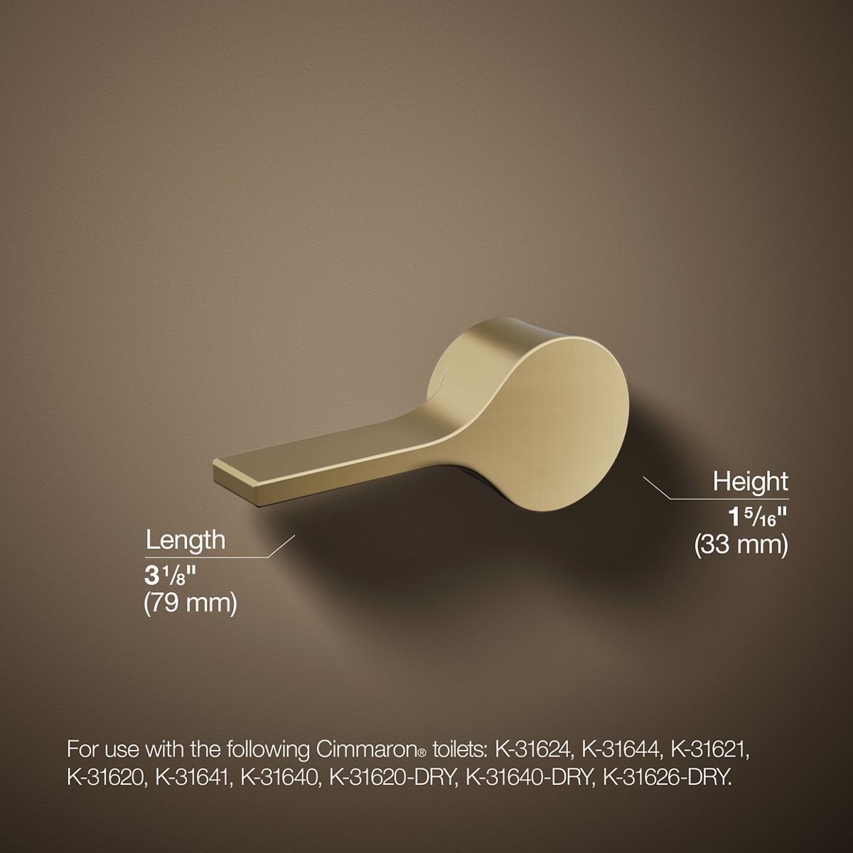 Cimarron® Left-hand trip lever