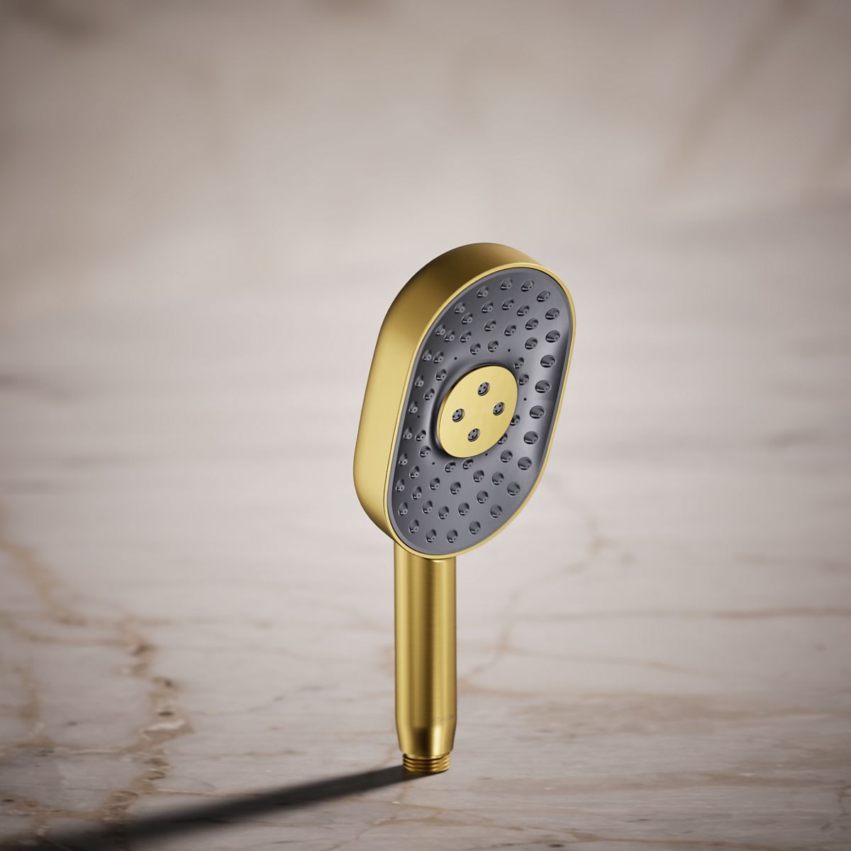 Statement® Oblong three-function handshower, 2.5 gpm