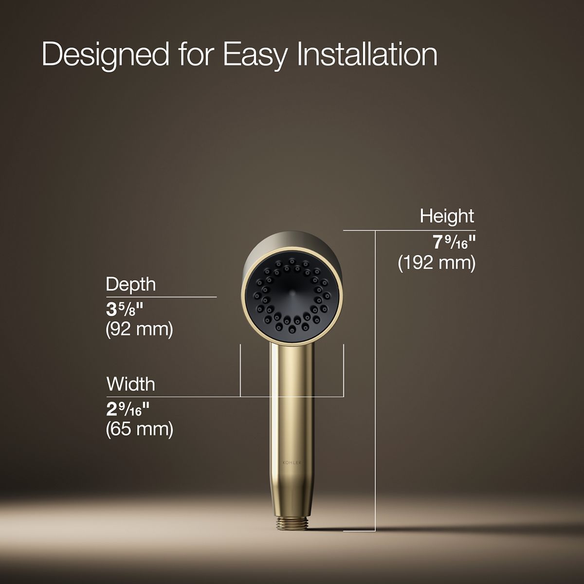 Statement® Iconic single-function handshower, 1.75 gpm