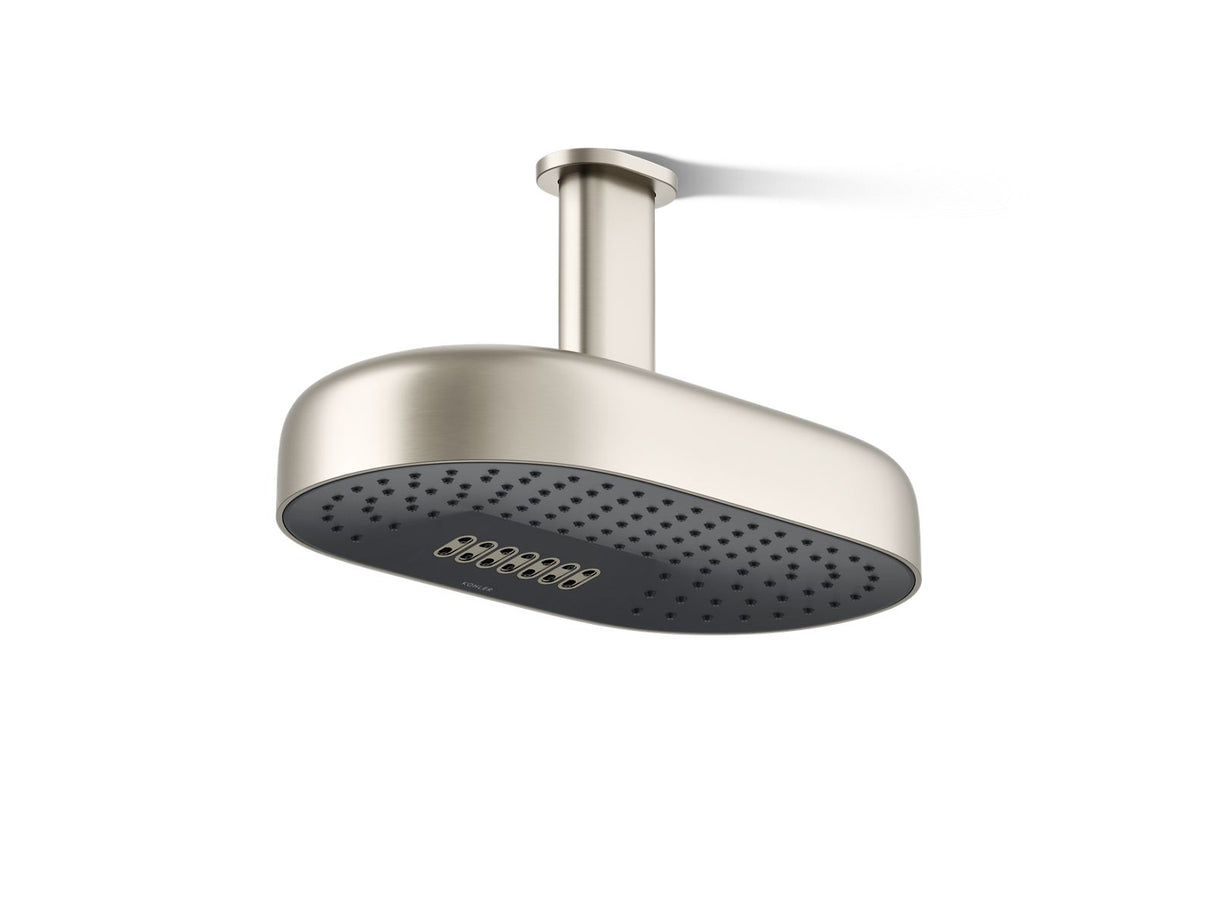 Statement® Oblong 14" two-function rainhead, 2.5 gpm
