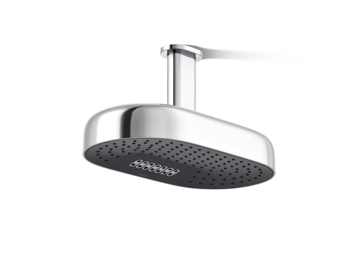 Statement® Oblong 14" two-function rainhead, 1.75 gpm