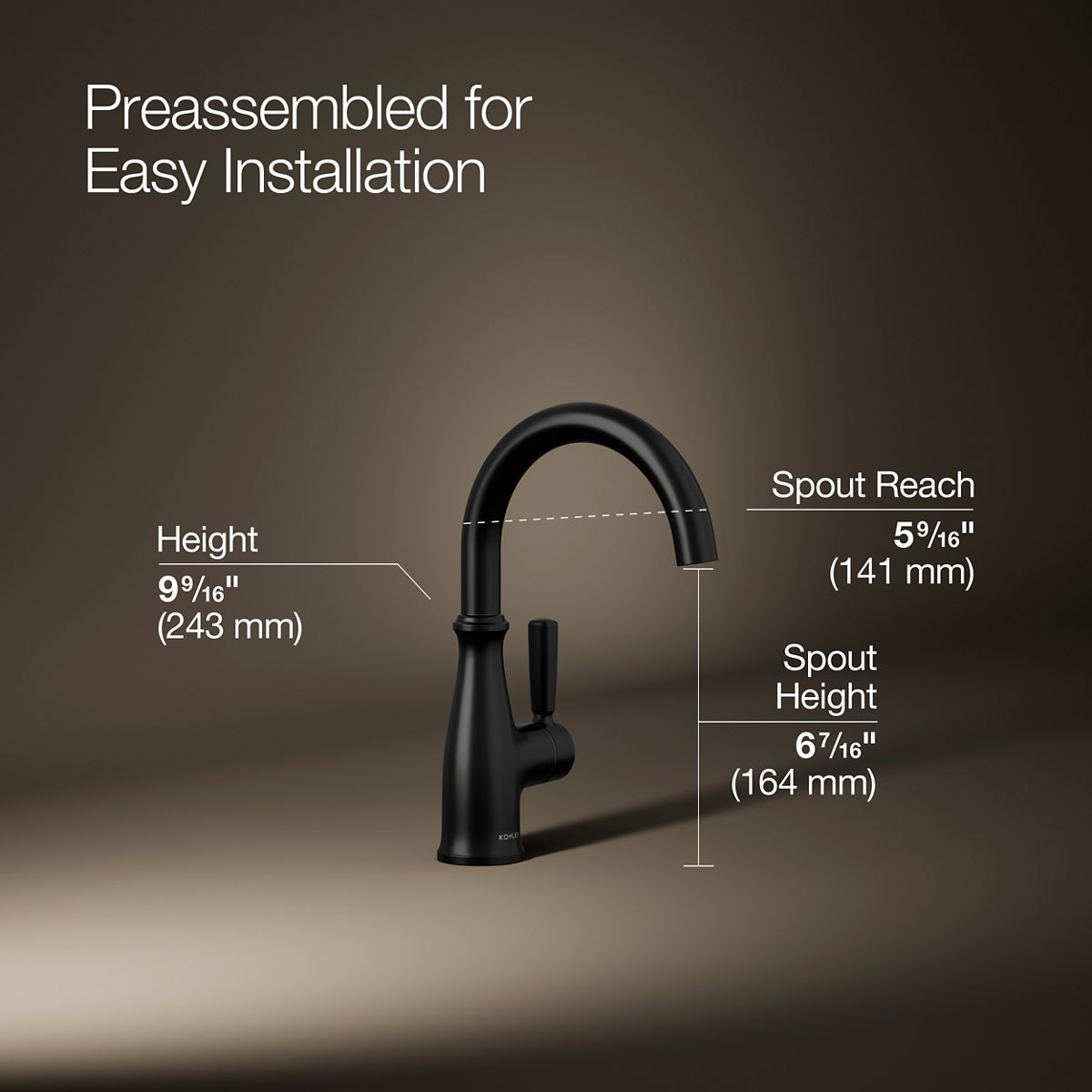 Traditional beverage faucet
