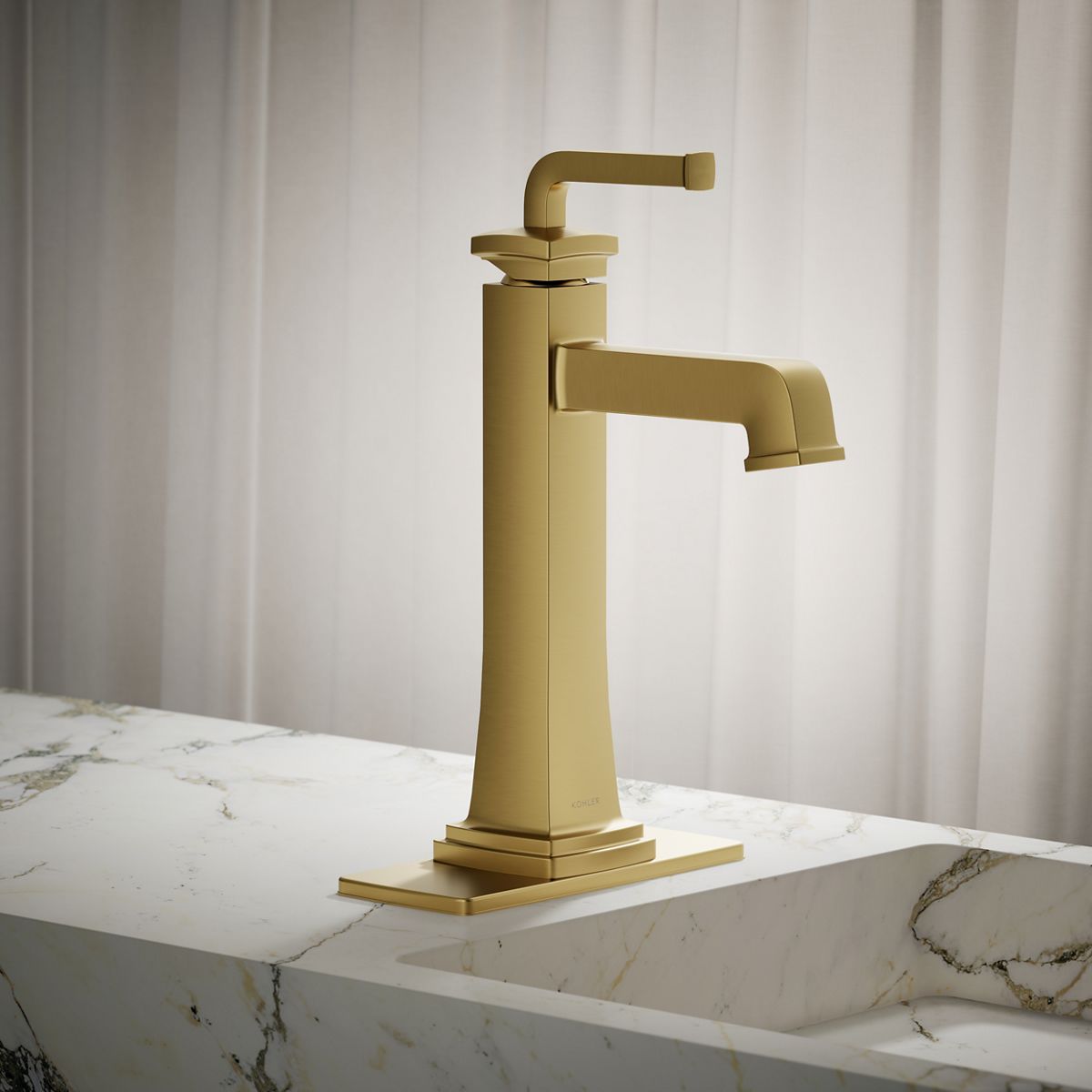 Riff® Tall single-handle bathroom sink faucet, 0.5 gpm