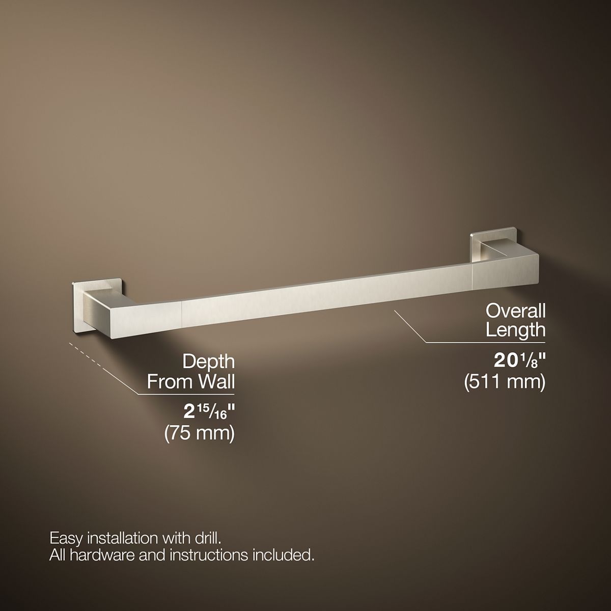 Honesty® 18" towel bar