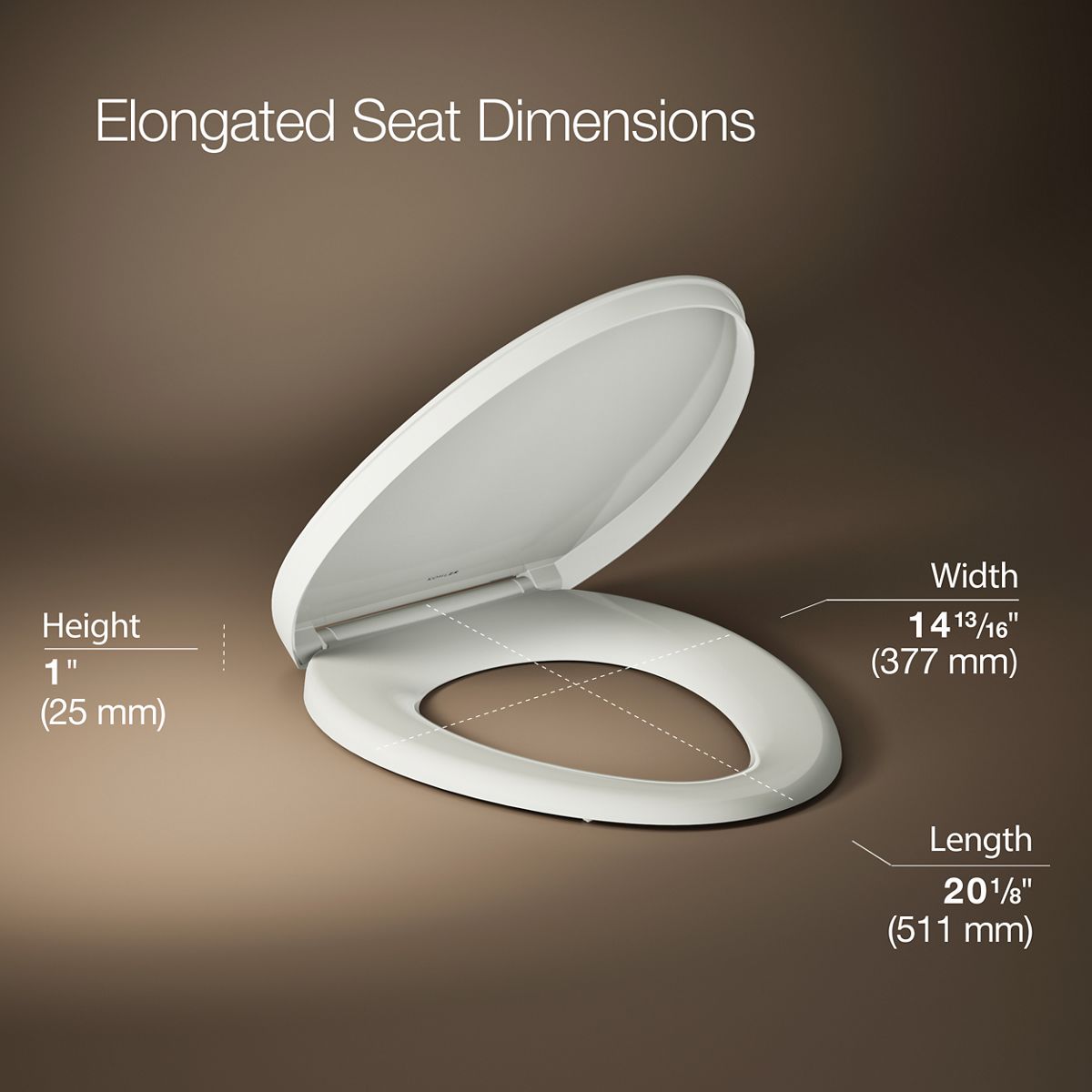 Impro® ReadyLatch® Quiet-Close™ elongated toilet seat