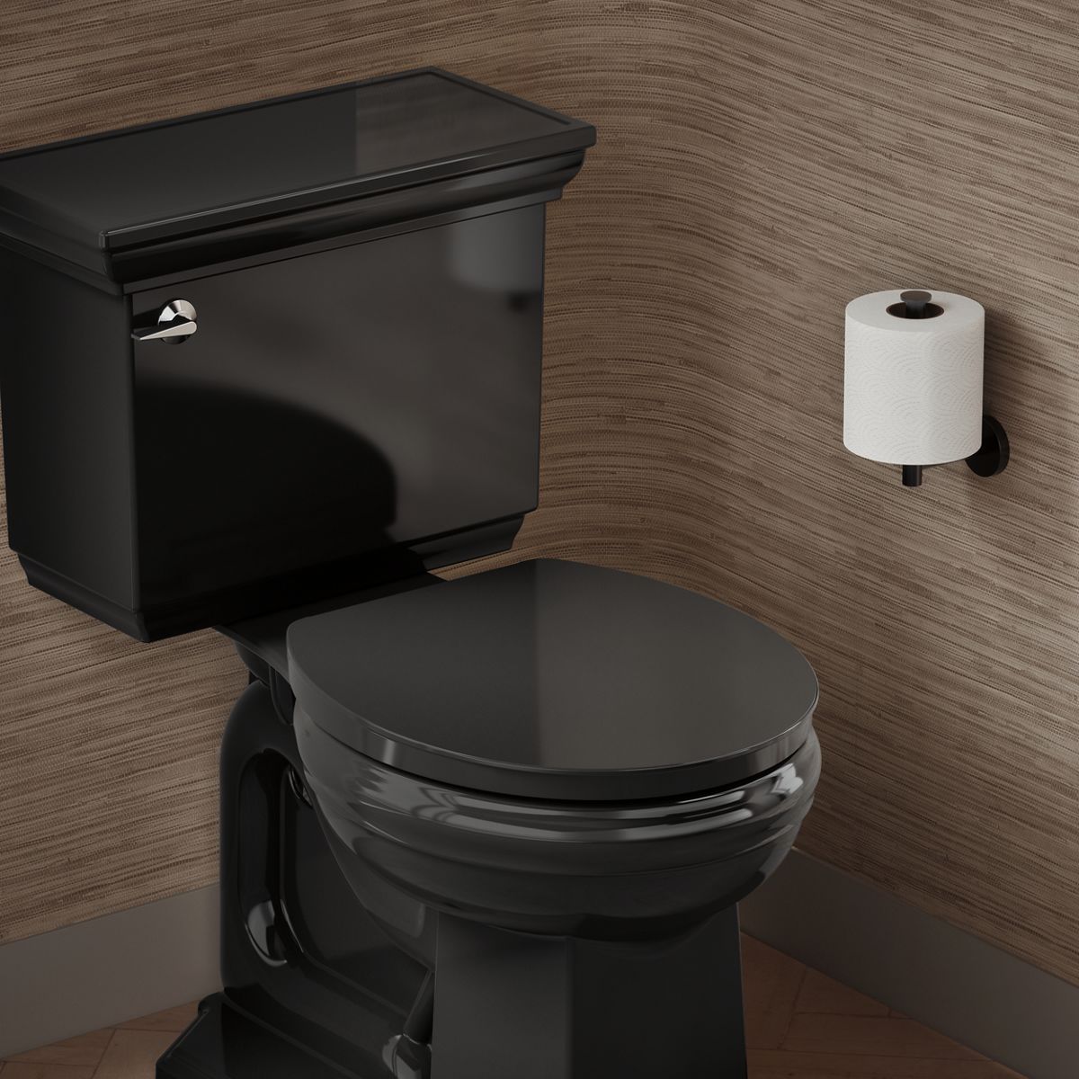 Impro® ReadyLatch® Quiet-Close™ round-front toilet seat