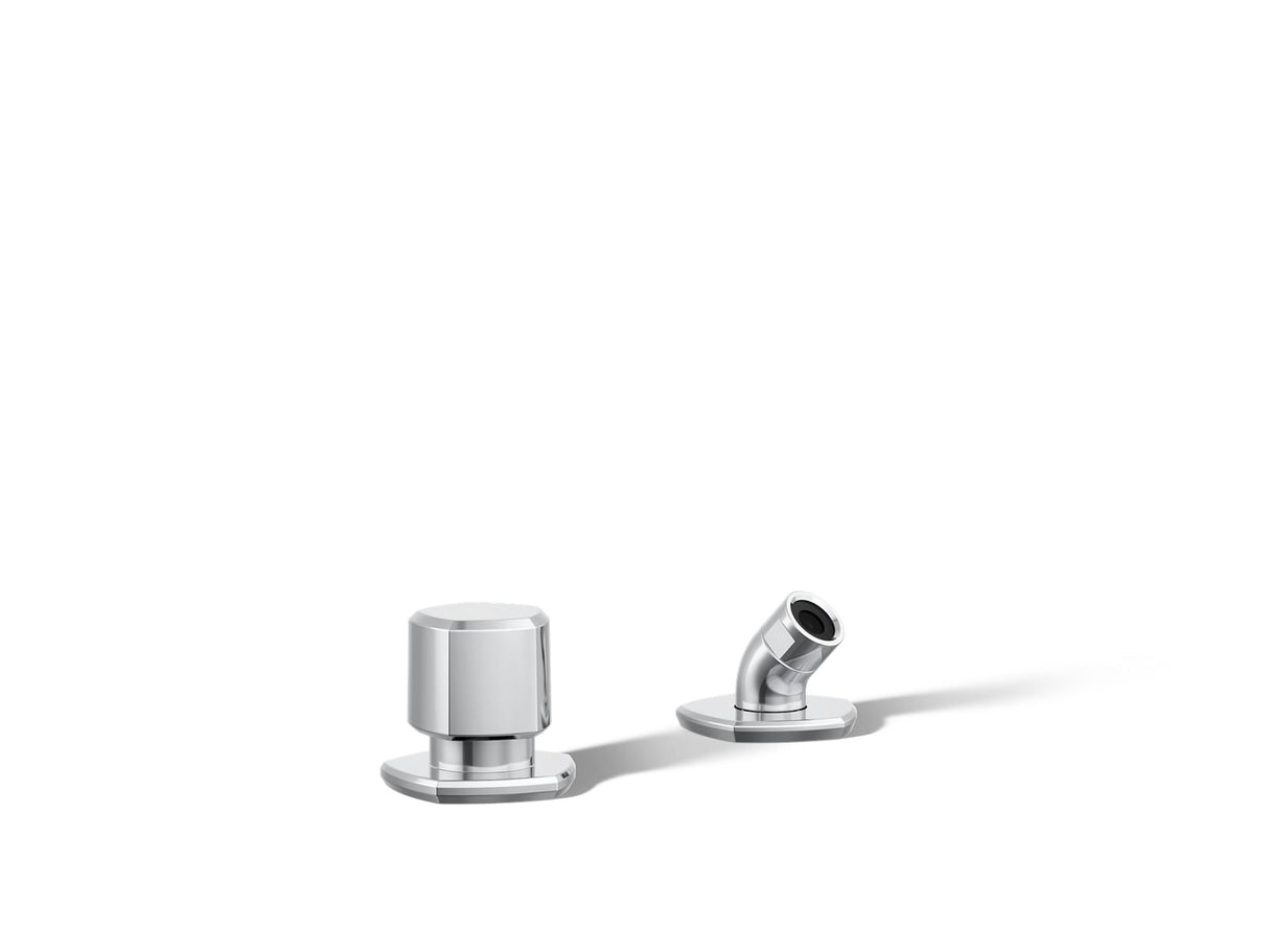 Occasion® Deck-mount handshower holder and two-way diverter valve