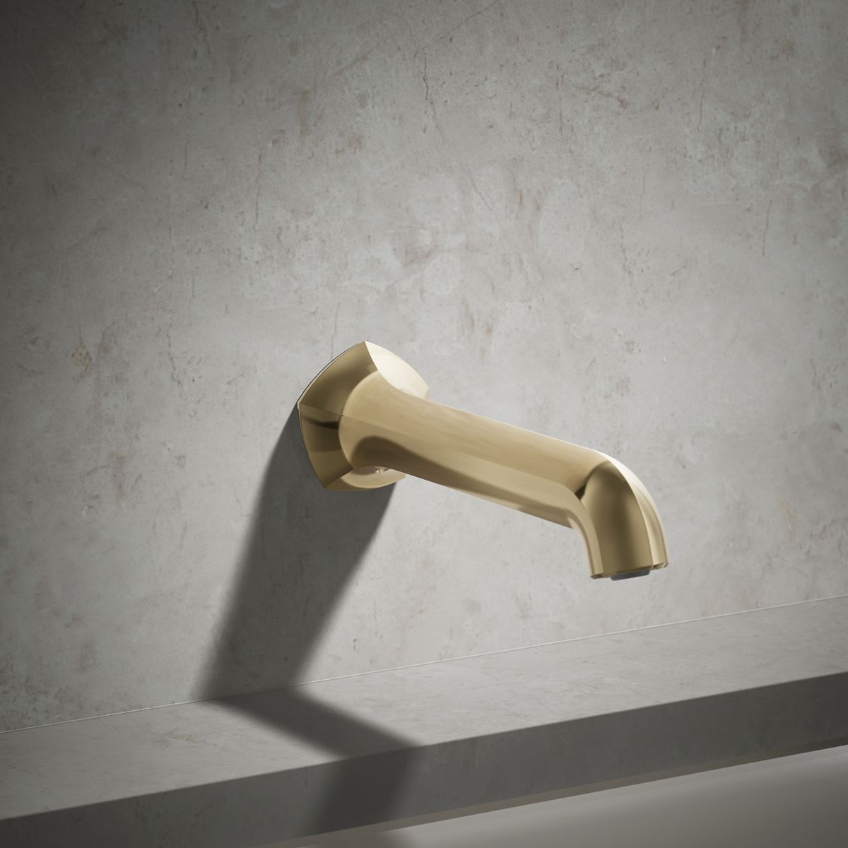 Occasion® Wall-mount bath spout with Straight design, 8"