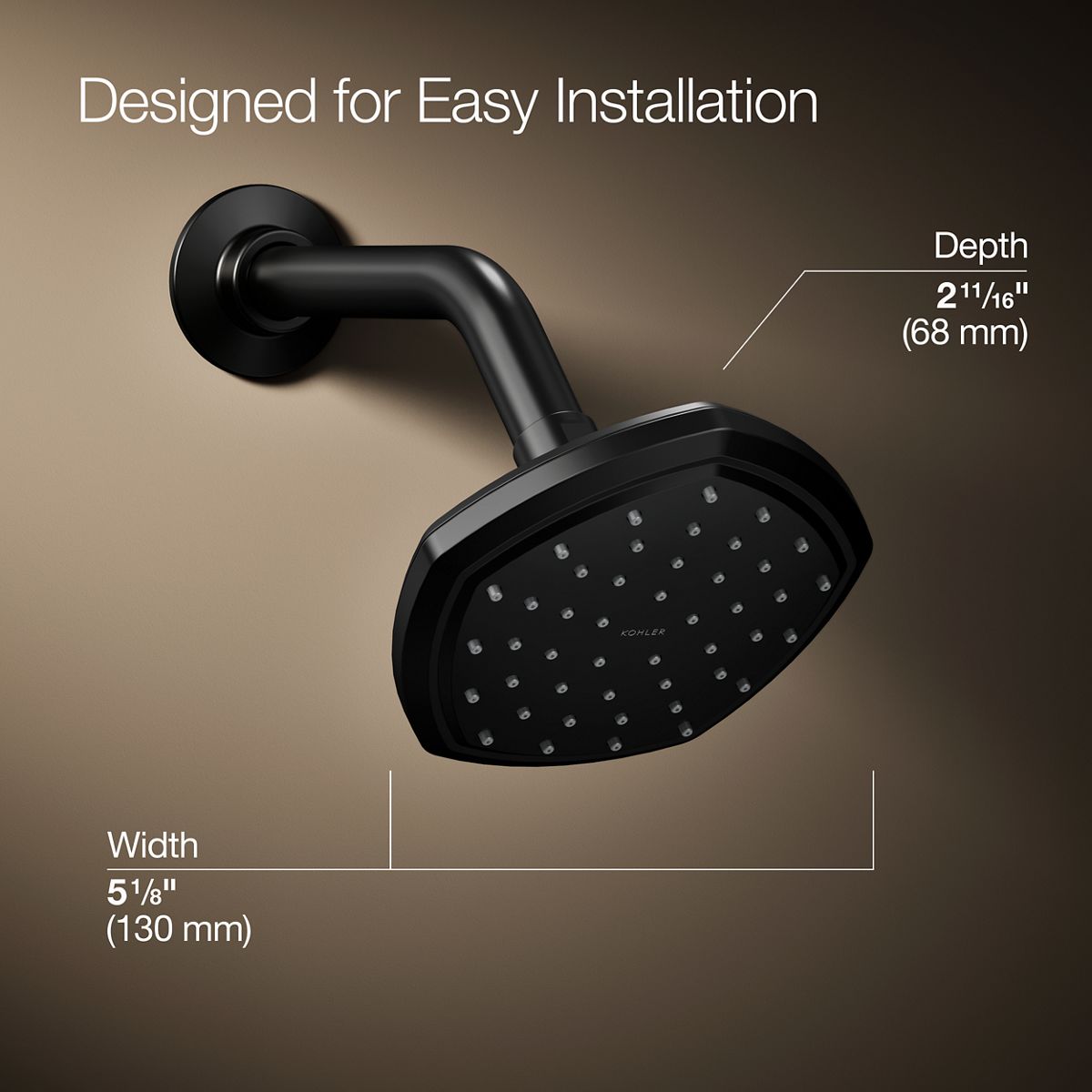 Occasion® Single-function showerhead, 1.75 gpm