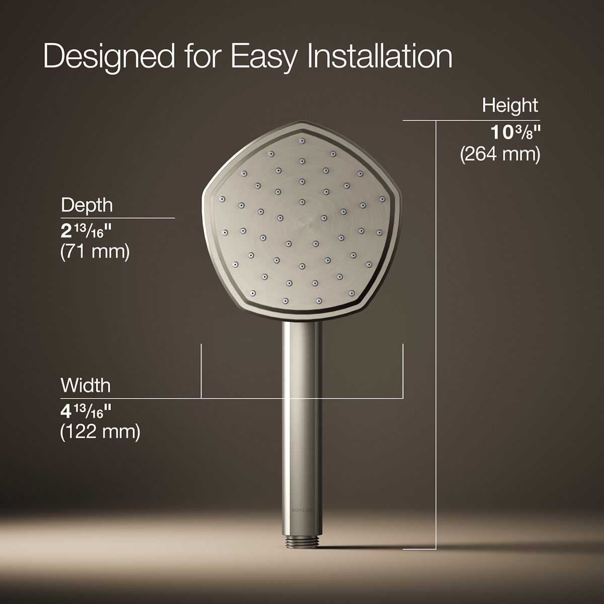 Occasion® Single-function handshower, 2.5 gpm