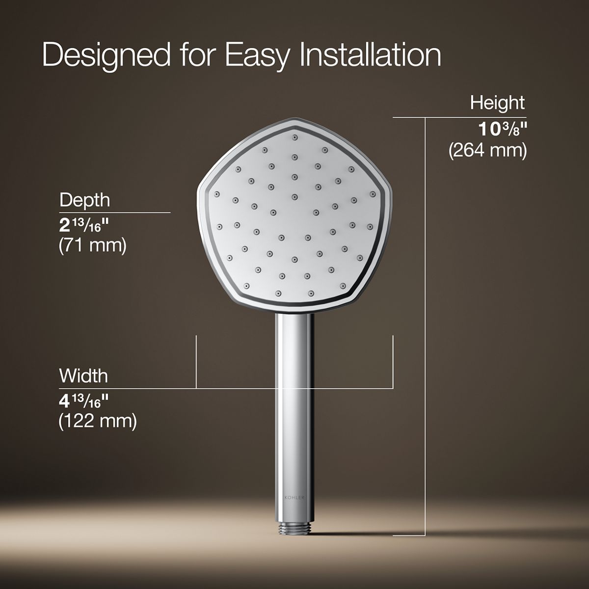 Occasion® Single-function handshower, 1.75 gpm