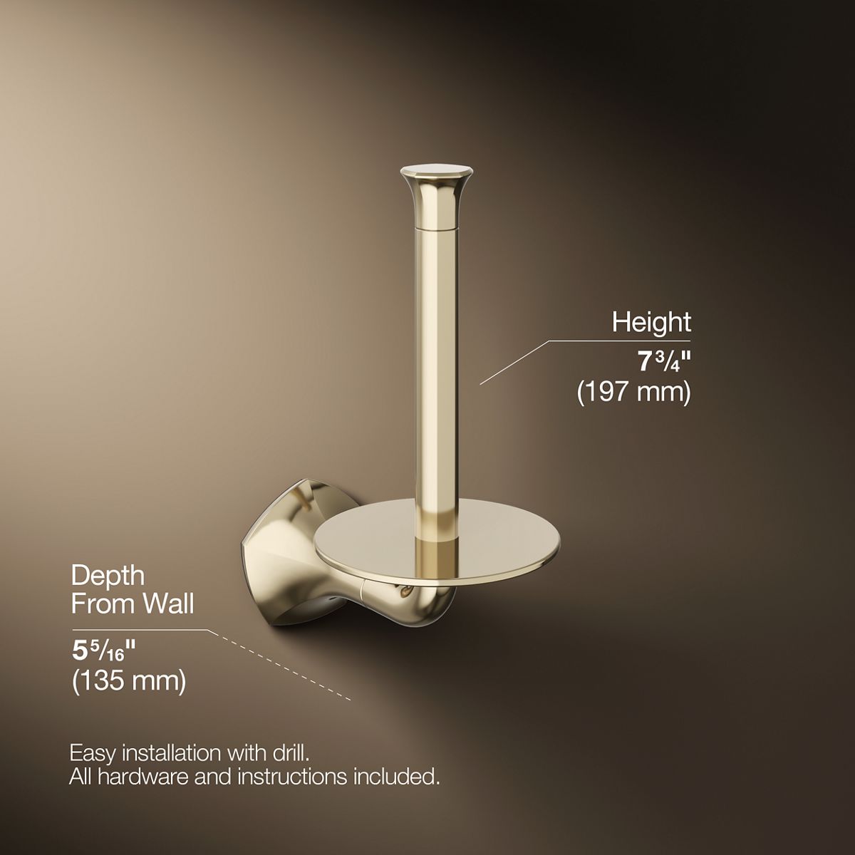 Occasion® Vertical toilet paper holder