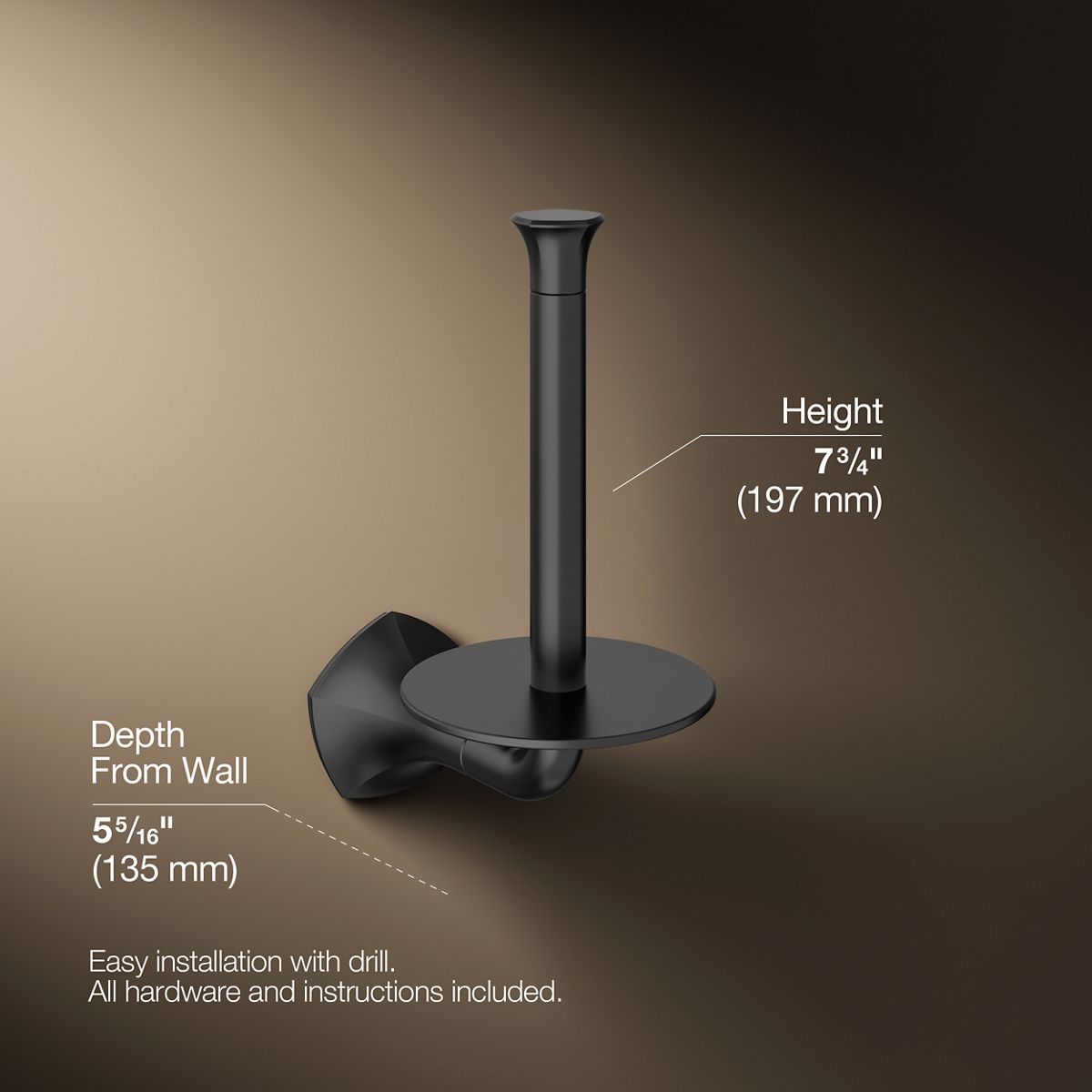 Occasion® Vertical toilet paper holder