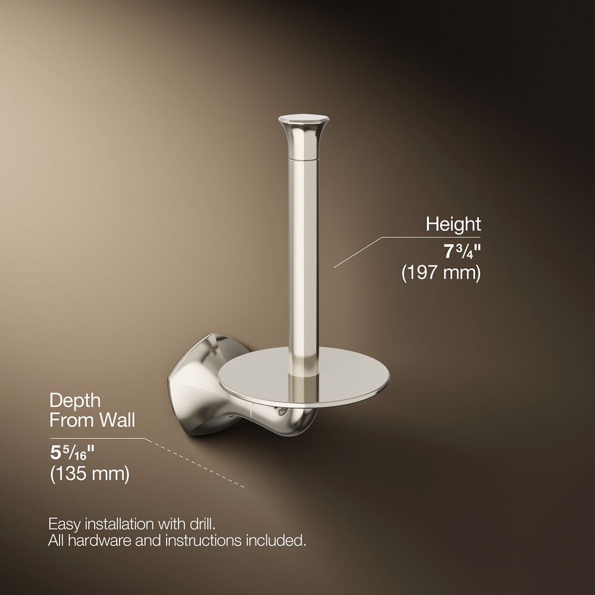 Occasion® Vertical toilet paper holder