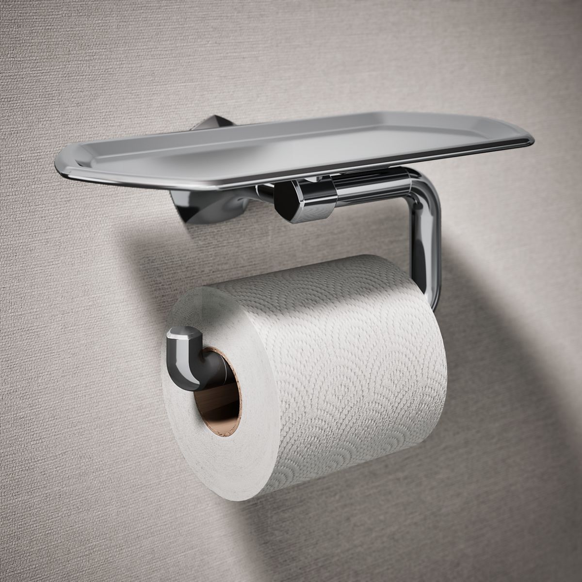 Occasion® Toilet paper holder with tray