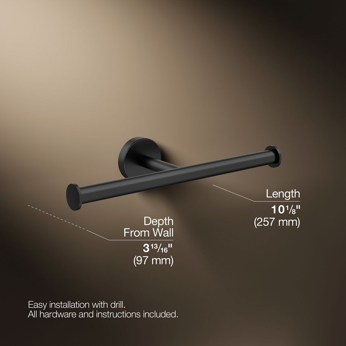 Elate® Double toilet paper holder
