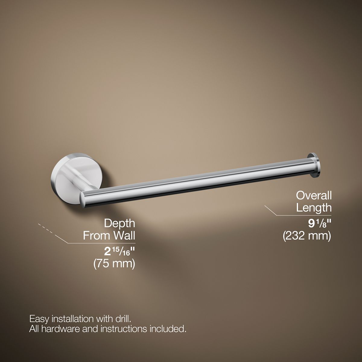 Elate® 9" towel arm