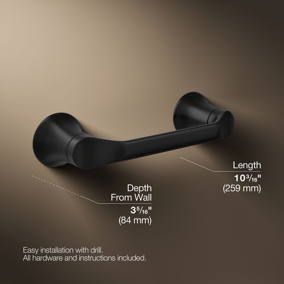 Simplice® Pivoting toilet paper holder