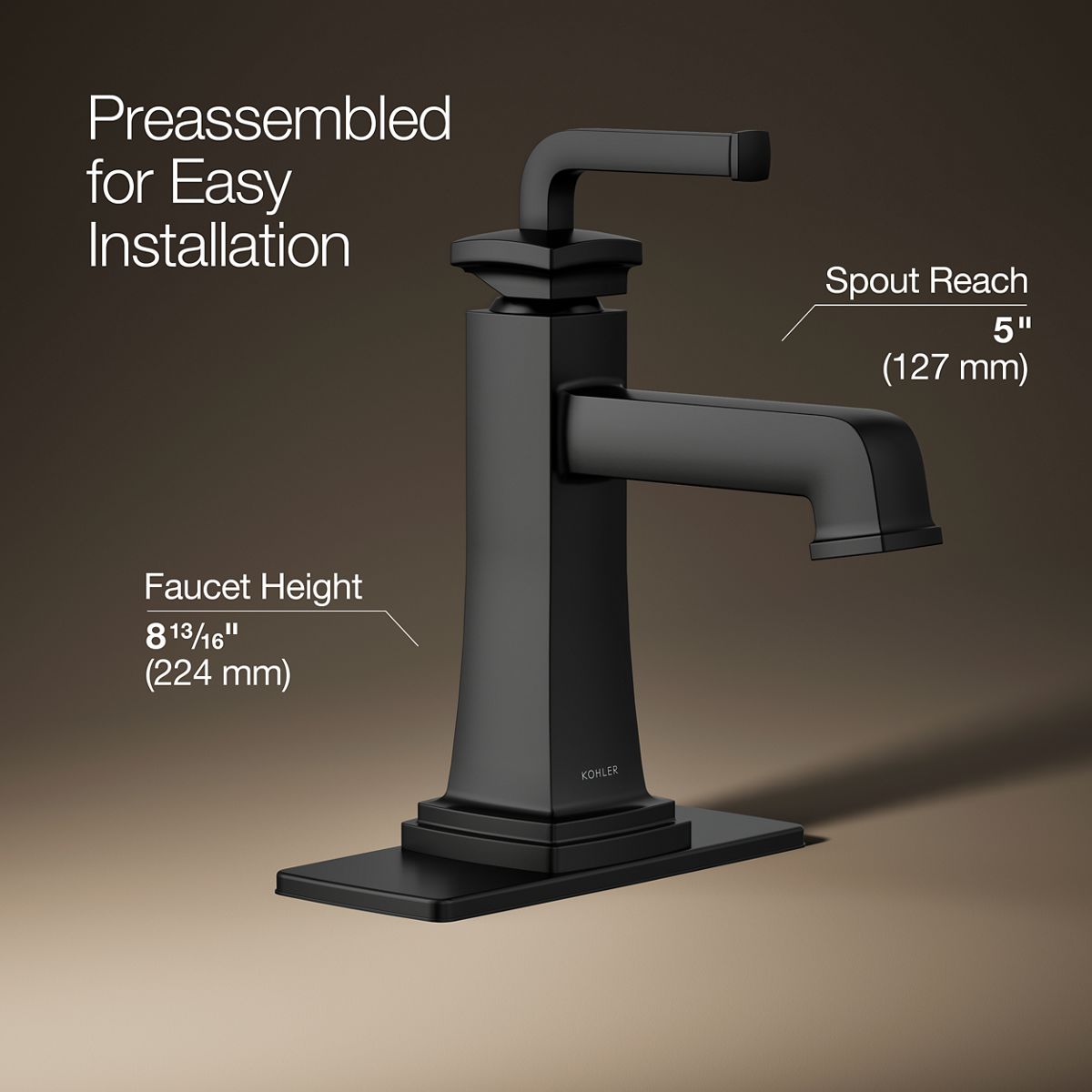 Riff® Single-handle bathroom sink faucet, 0.5 gpm