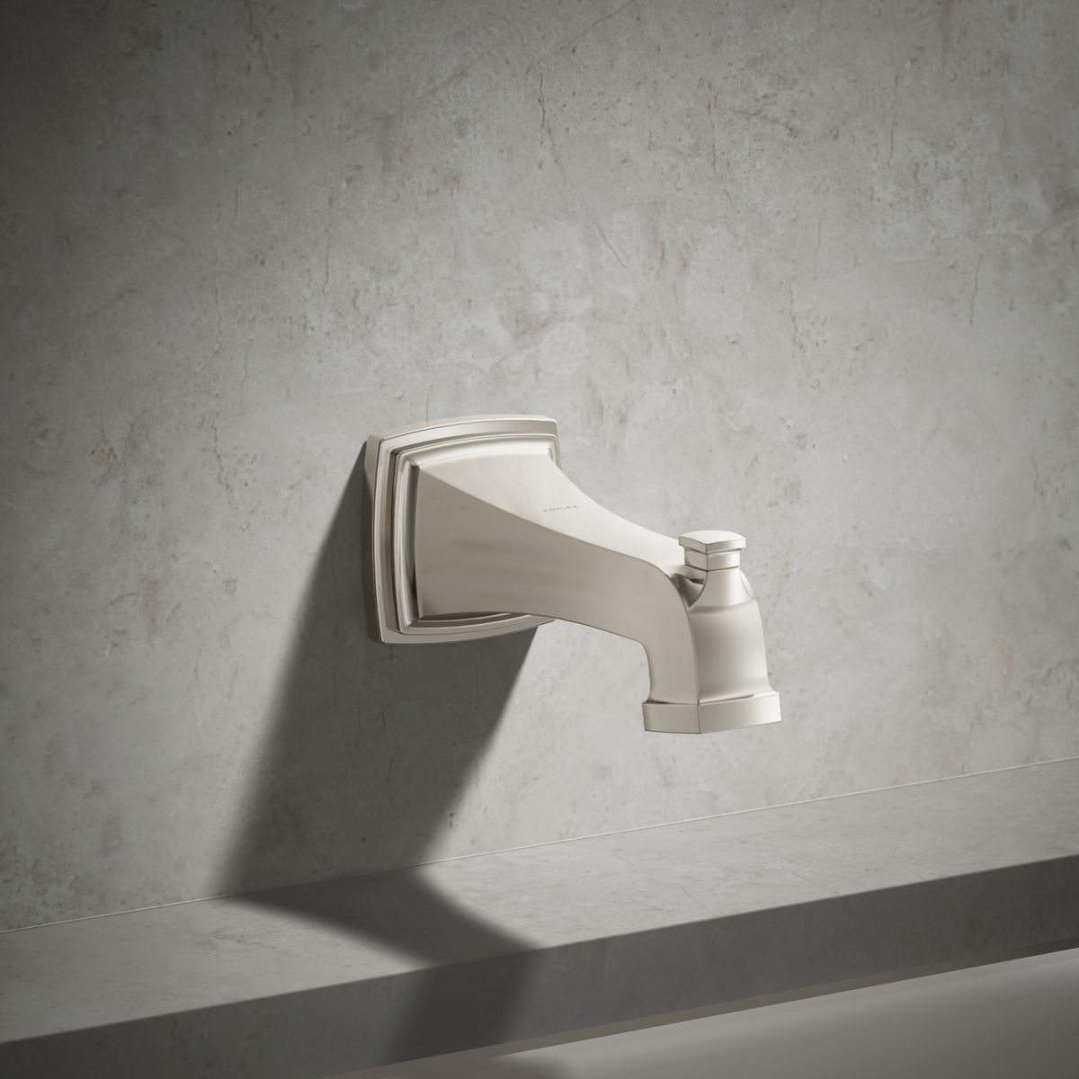 Riff® Wall-mount bath spout with diverter