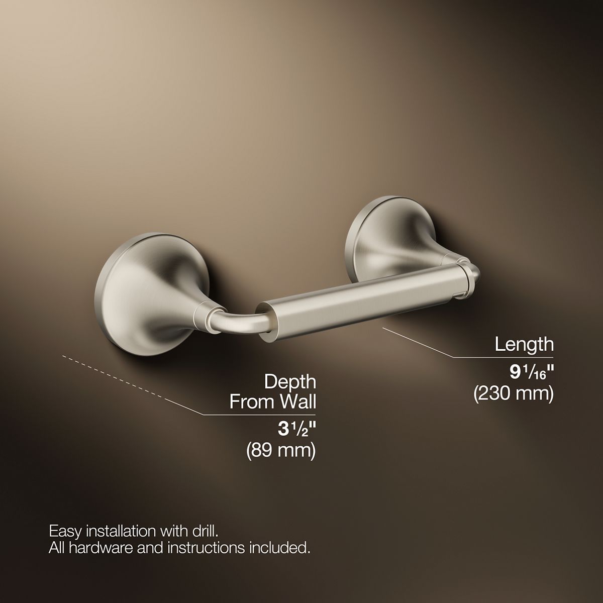 Tone™ Pivoting toilet paper holder