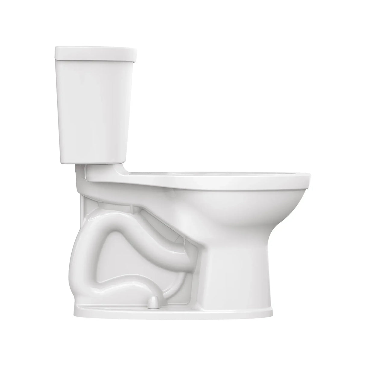 Champion PRO Two-Piece 1.6 gpf/6.0 Lpf Chair Height Elongated Right Hand Trip Lever Toilet less Seat