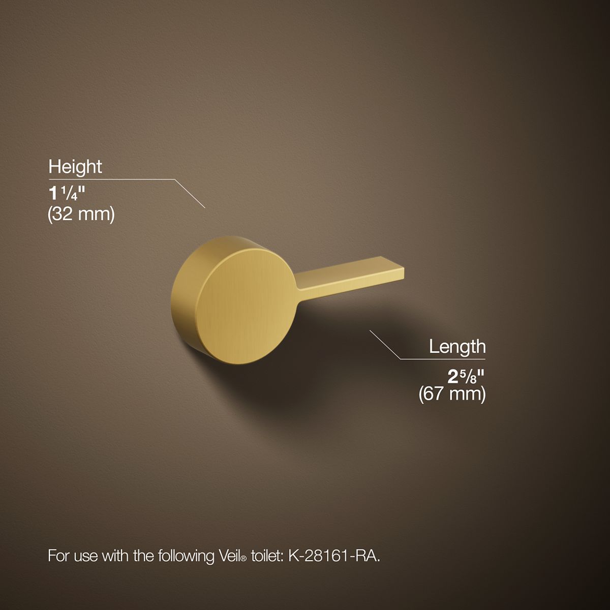 Veil® Right-hand trip lever