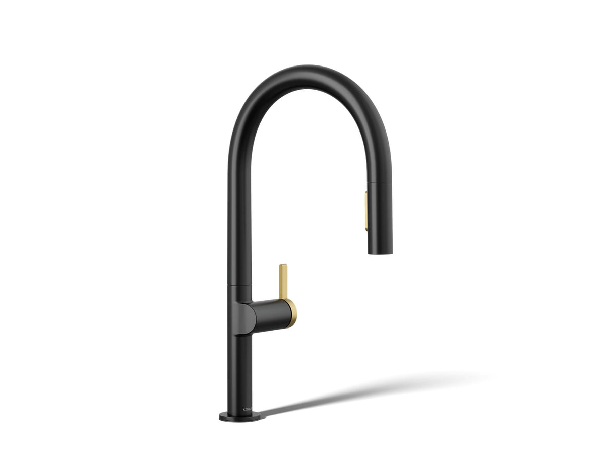 Components® Touchless pull-down kitchen sink faucet with two-function sprayhead