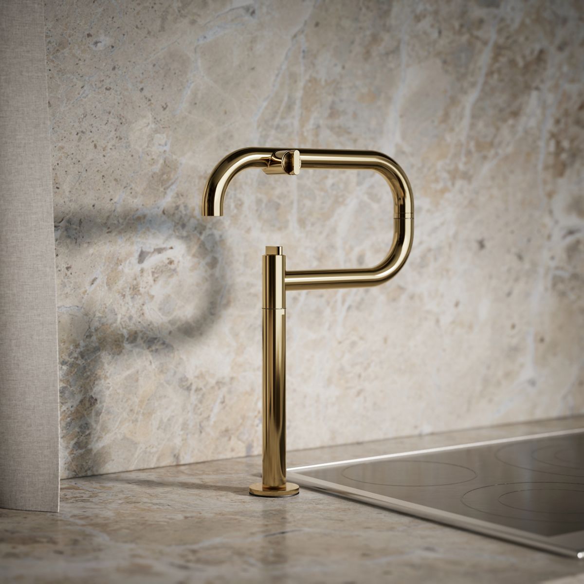 Components® Deck-mount pot filler