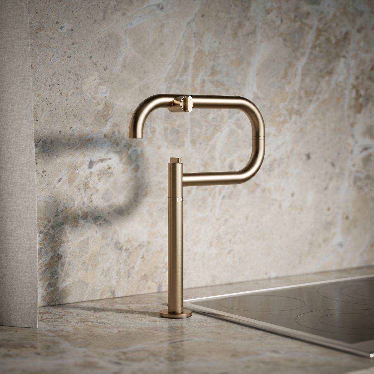 Components® Deck-mount pot filler