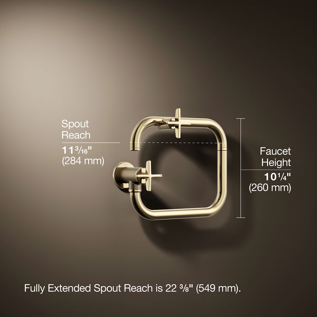 Billet® Wall-mount pot filler