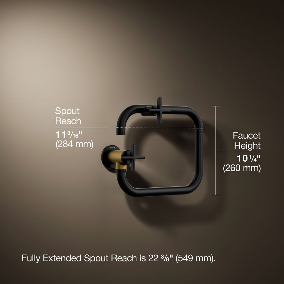 Billet® Wall-mount pot filler