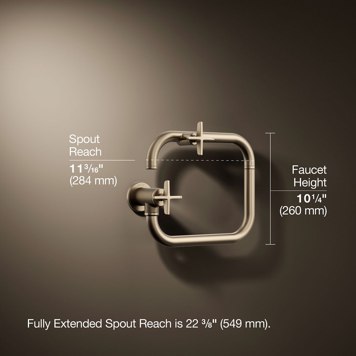 Billet® Wall-mount pot filler