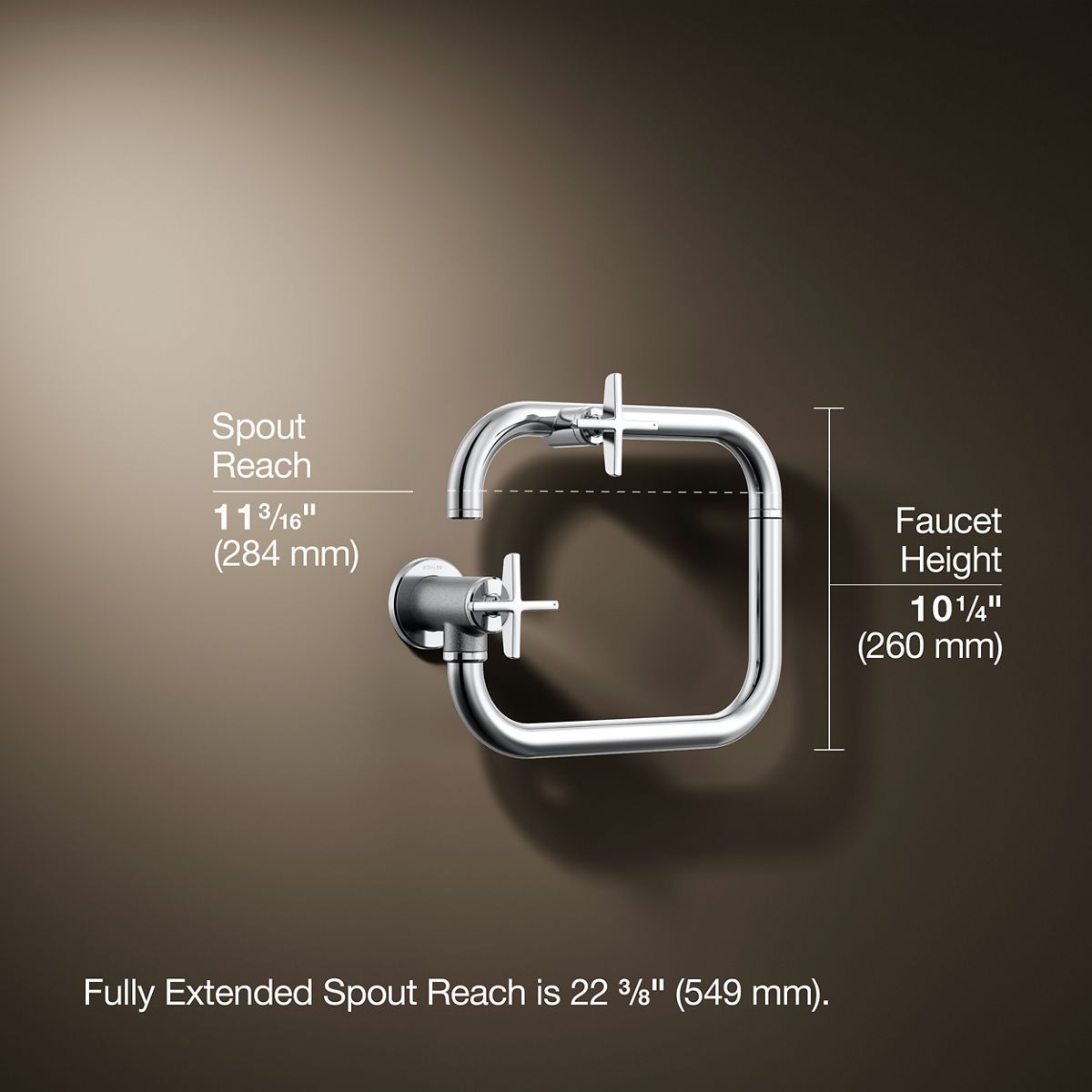 Billet® Wall-mount pot filler