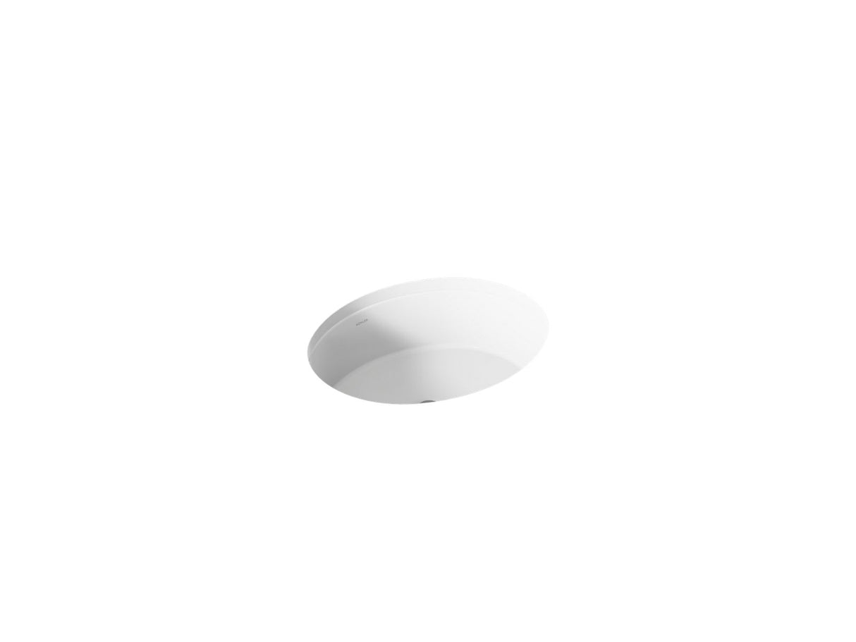 Verticyl® 19-1/4" oval undermount bathroom sink