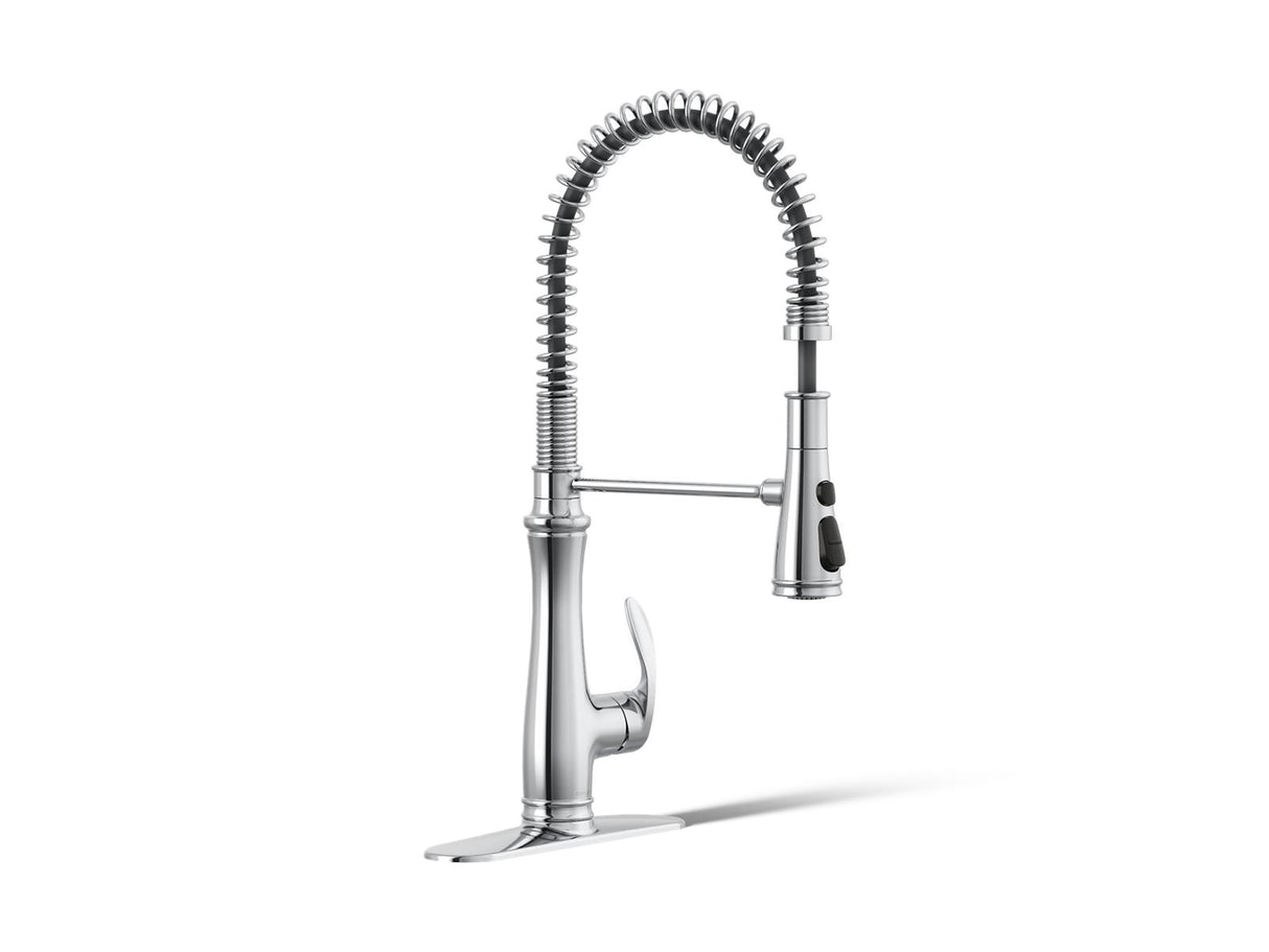 Bellera® Semi-professional kitchen sink faucet with three-function sprayhead