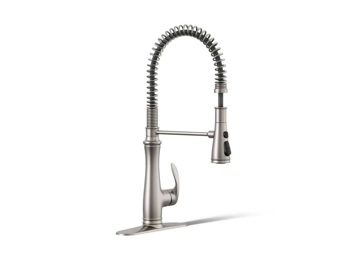 Bellera® Semi-professional kitchen sink faucet with three-function sprayhead