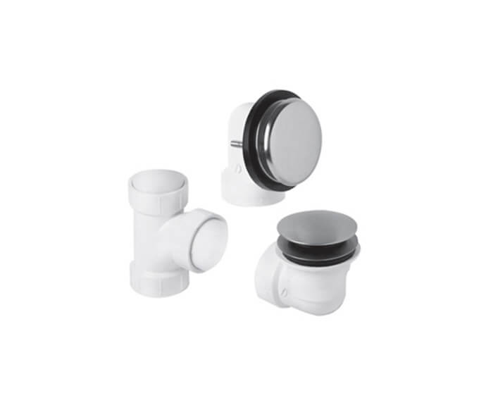 ABS Plumber's Half Kit with EZ Click™ Trim (Designer Face Plate)