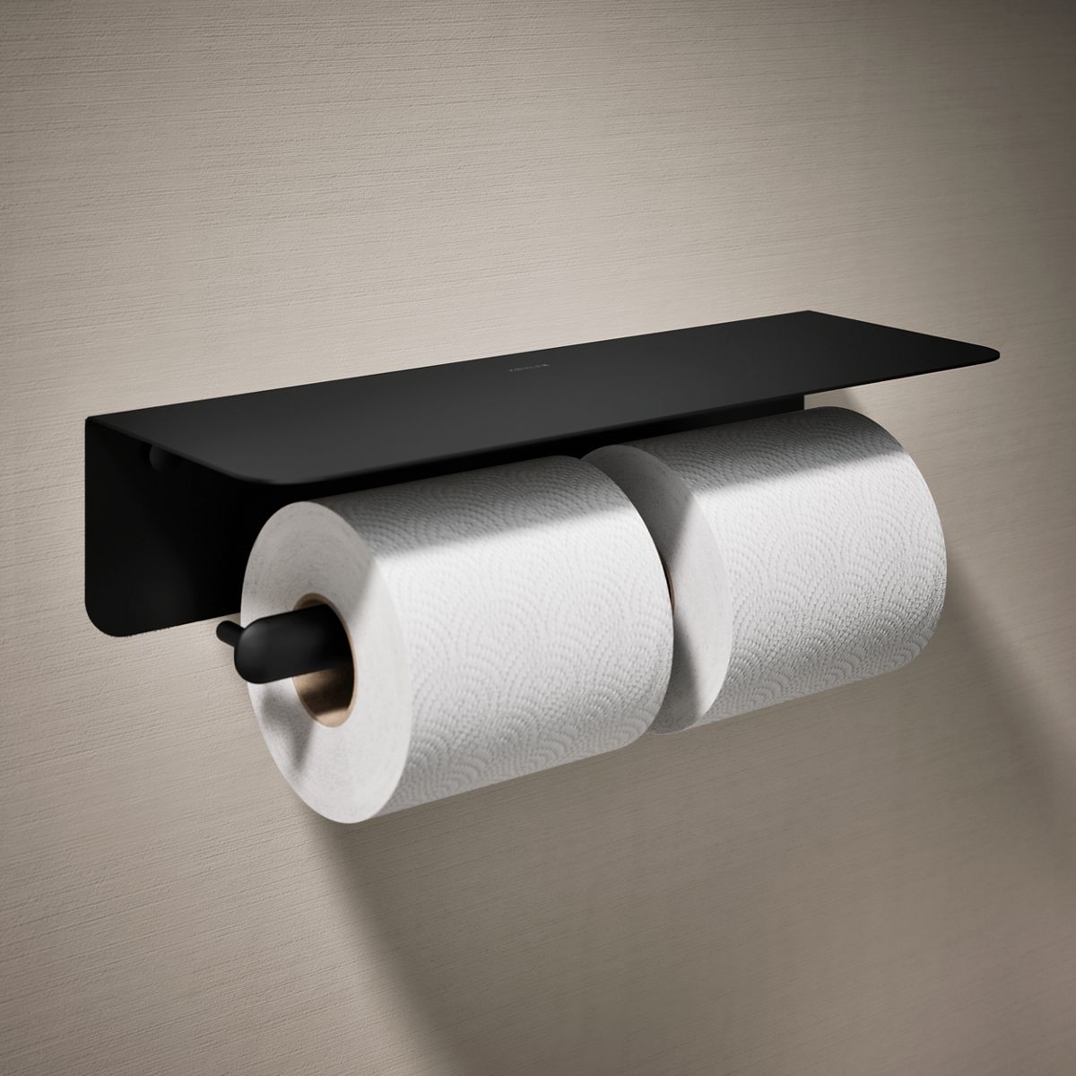 Kumin™ Covered double toilet paper holder