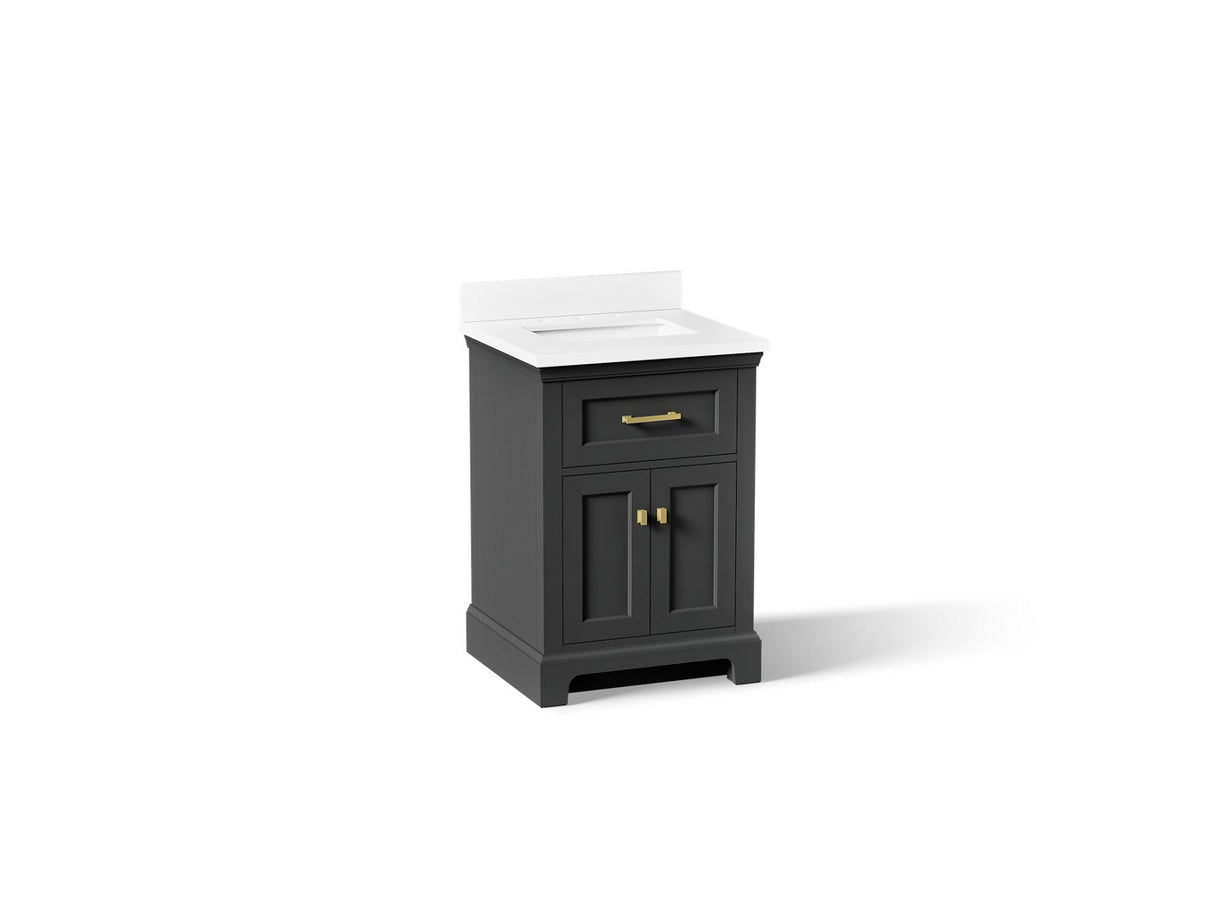 Charlemont™ 24" bathroom vanity cabinet with sink and quartz top